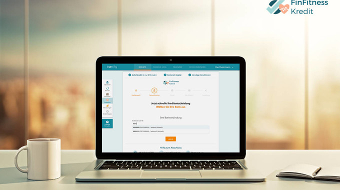 FinFitness Kredit - digital, online in Minuten abwickeln