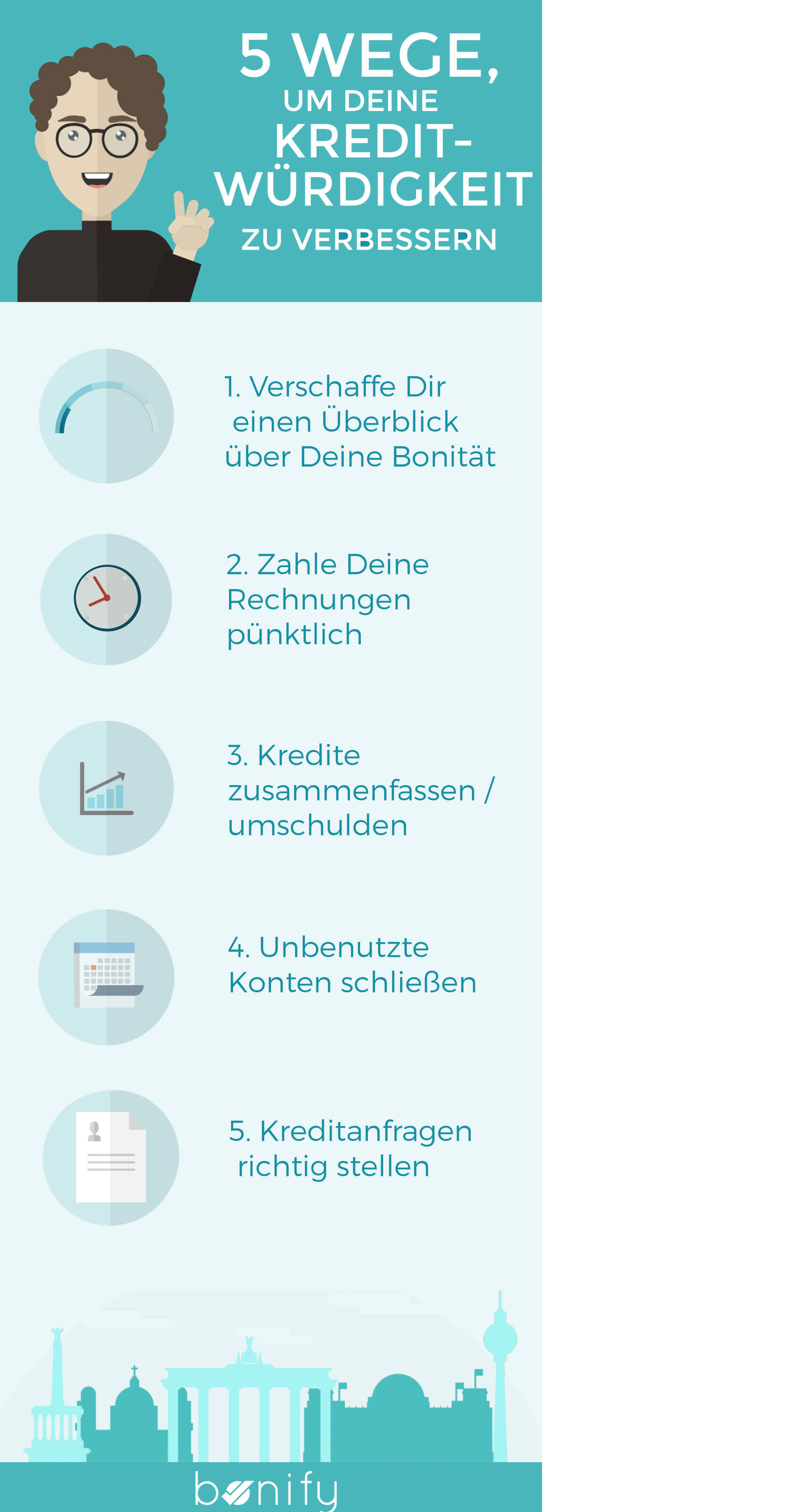 Kreditwürdigkeit verbessern 5 Tipps