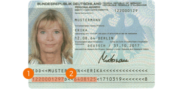 alten Personalausweis